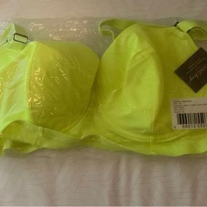 Yellow  sports bra